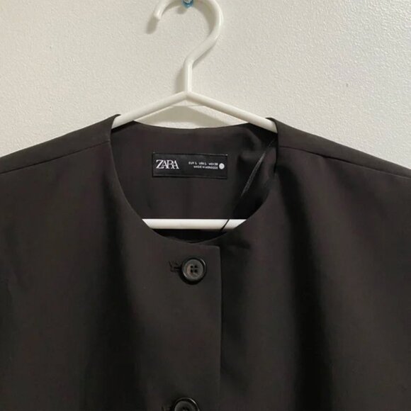 Zara ZW Collection Waistcoat Top L - Picture 9 of 13